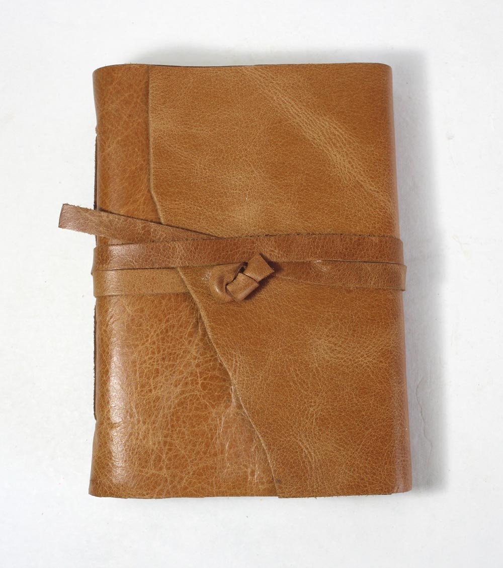 mycarbonfootprint Handcrafted Leather Notebook Handmade of Recycled Cotton Handmade Paper Eco Friendly Gift For Mathers Day Gift, Birthday Gift For Mother,