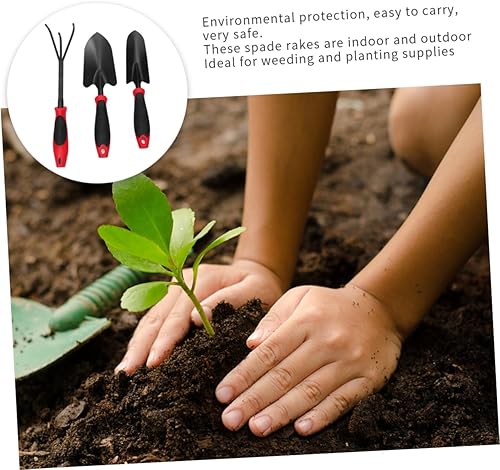 Miniatura 7 de DOITOOL 1 Herramientas de hardware de jardín Paletas de jardinería Herramientas de mano al aire libre Pequeño rastrillo de jardín rastrillos de