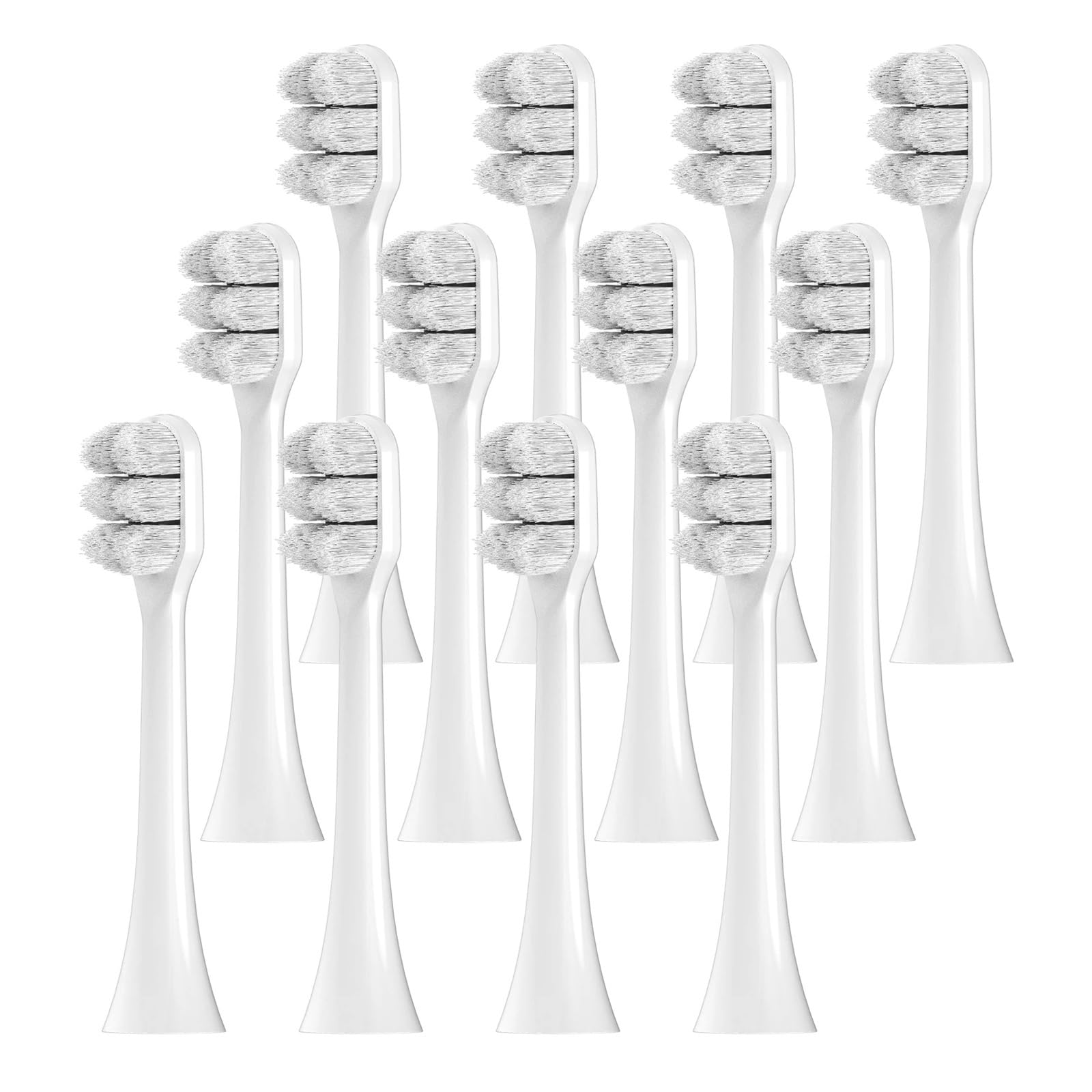 Cabezales de cepillo, compatible con Philips | Para cepillo eléctrico Sonicare, cabezales de repuesto, plástico, 4/8/12 pcs(12 Pcs)