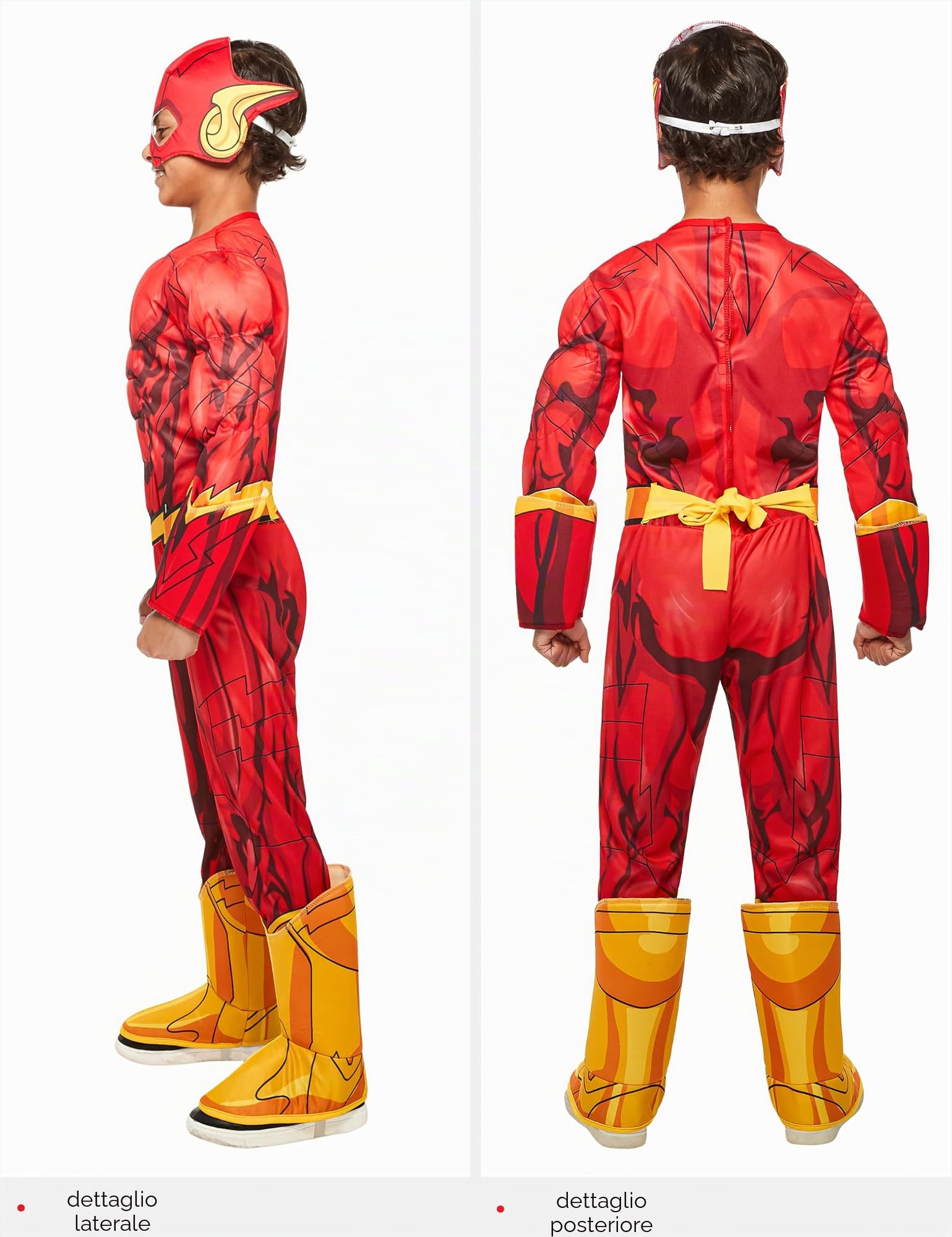 Rubie's Costume ufficiale DC Superhero The Flash Deluxe per bambini