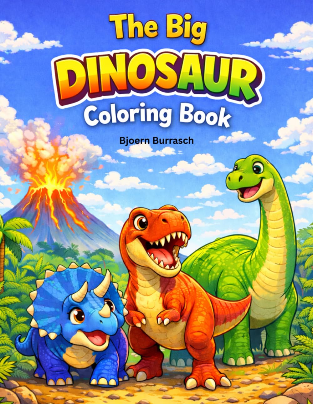 The Big Dinosaur Coloring Book