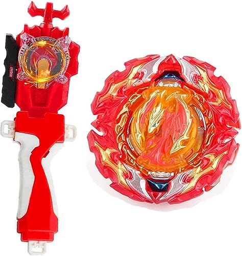 Vista 119 de Juego de juguetes de hoja, juguetes de batalla, lanzador chispeante, agarre Bey Battling Top DB B-199 Booster Gatling Dragon. Kr.Cm'-10 lanzador