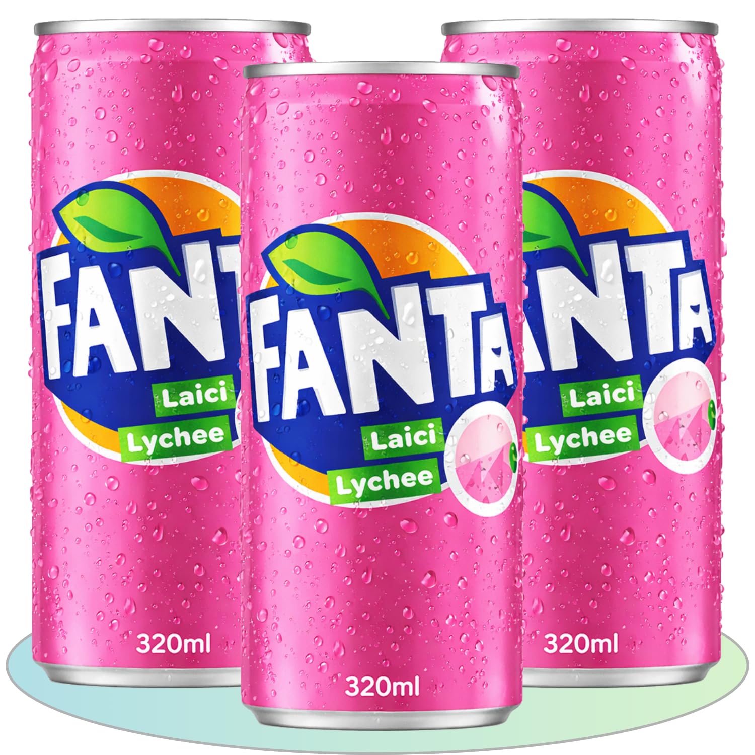 FANTA - Lychee Flavoured Carbonated Soft Drink (3 x 320ml), By COUGAR | Refreshing Fizzy Fruit Beverage | Sweet Tropical Lychee Taste | Chilled Ready To Drink Soda | Party & Everyday Refreshment Drink – (Imported - MALAYSIA)-image-41