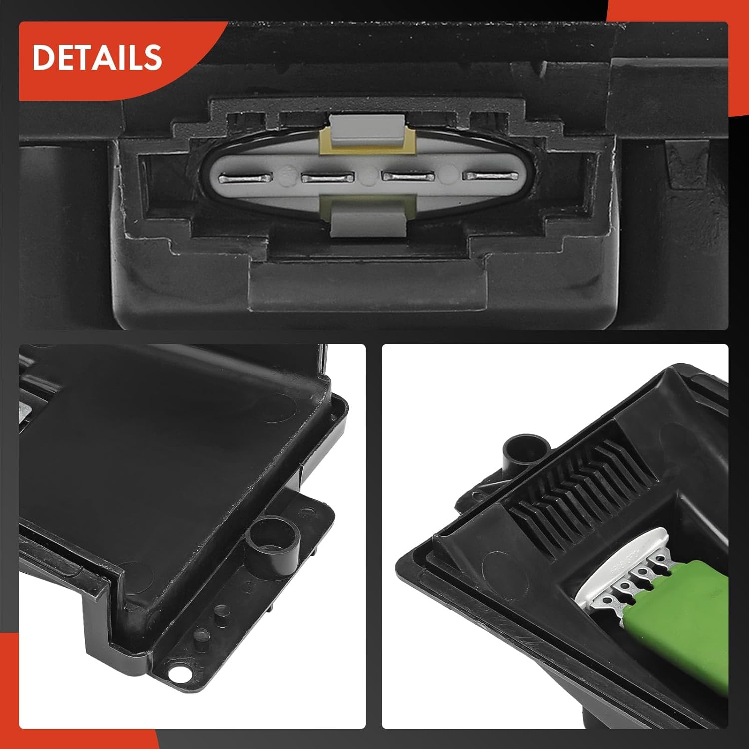 A-Premium Front HVAC Heater Blower Motor and Resistor Assembly Compatible with Audi & Volkswagen Vehicles - TT/TT Quattro 2000-2006, Beetle, Golf 1999-2006, Jetta 1999-2005 - Replace# 1J1819021C