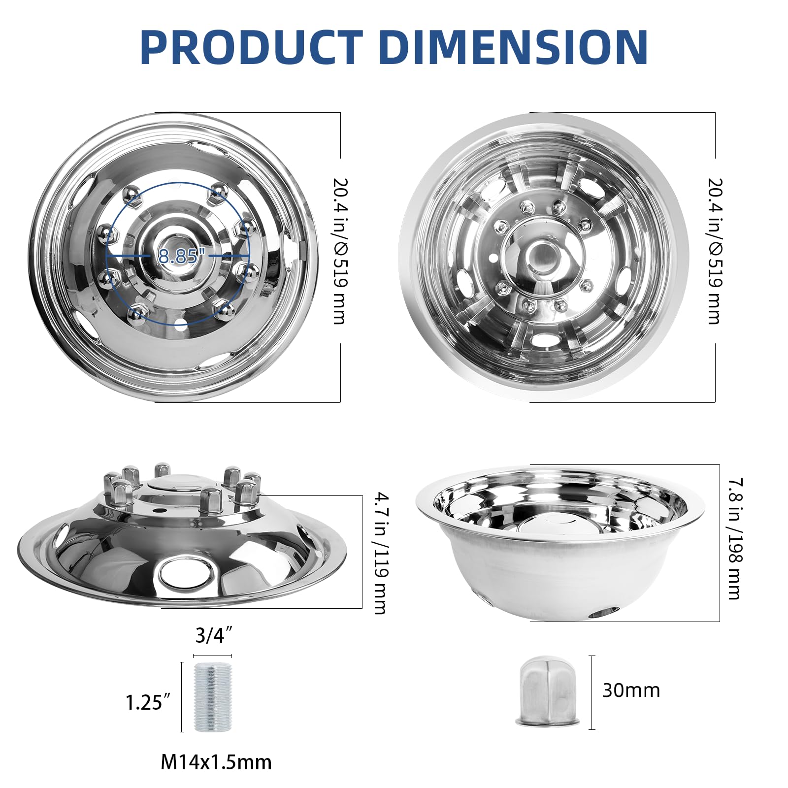 hightall 19.5 Wheel Simulators, 19.5