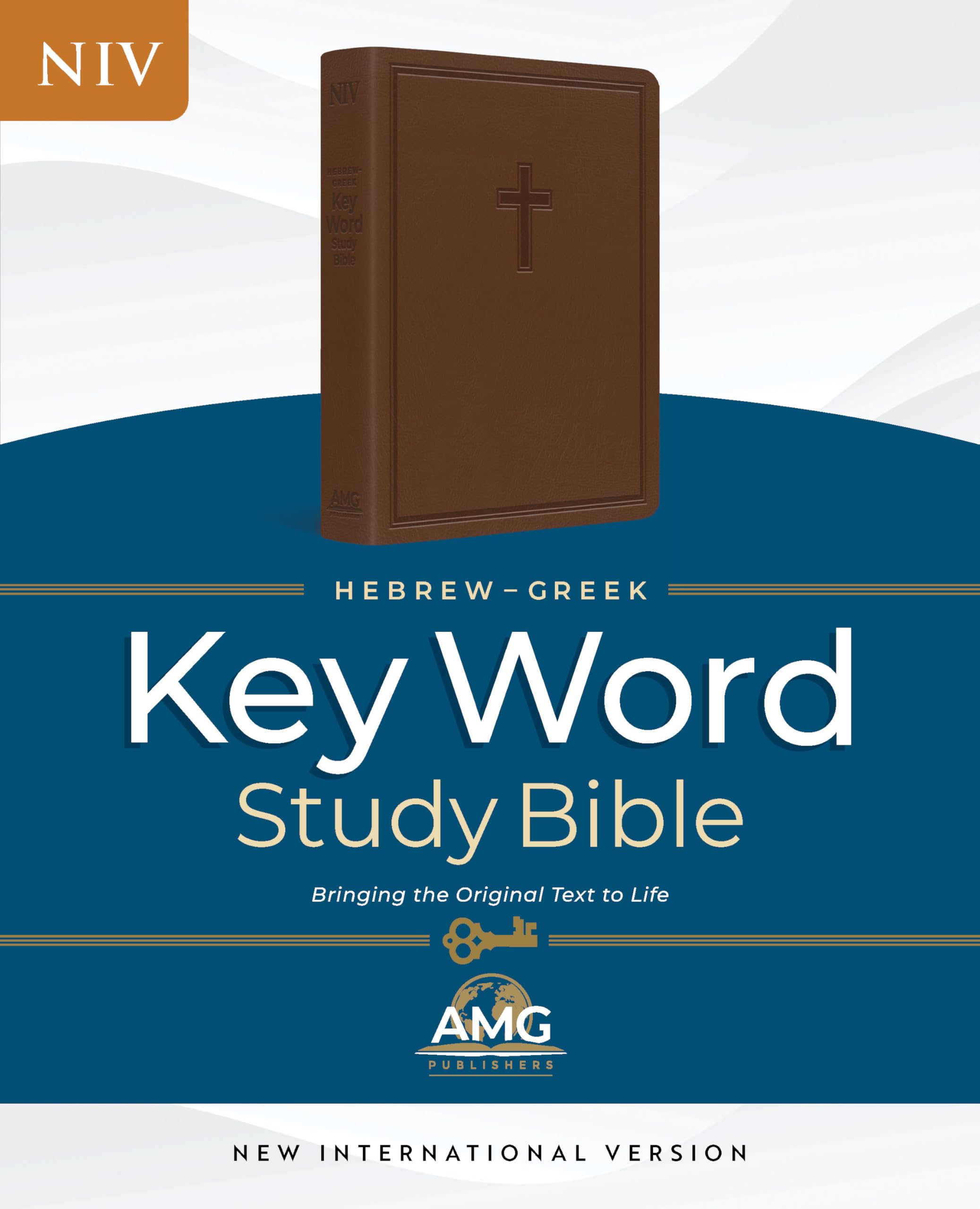 Hebrew-Greek Key Word Study Bible, Brown Leather