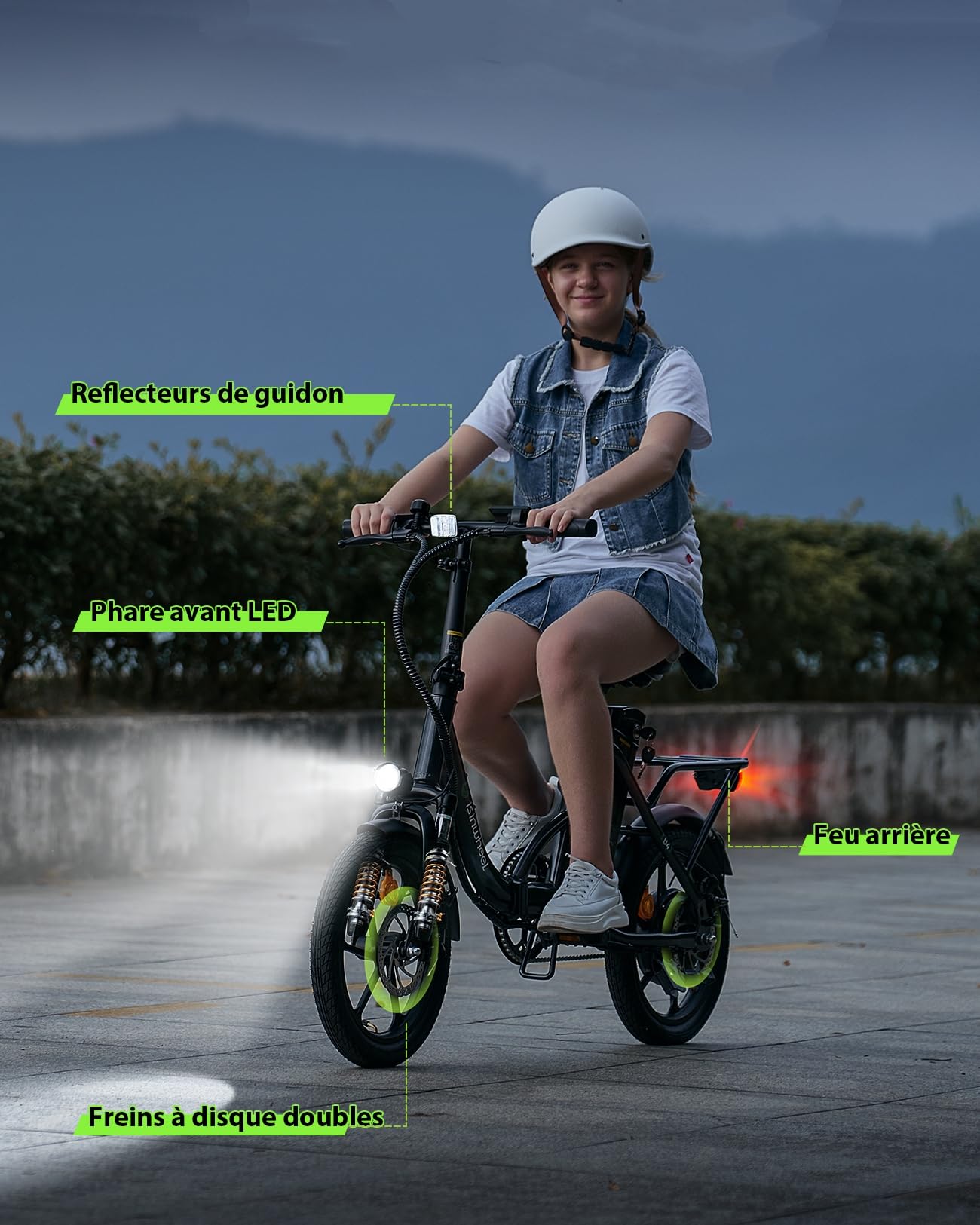 Vélo Électrique Pliable Adulte| Batterie Amovible 36V 10.4Ah | Charge Rapide 4-5H | Autonomie 56-60KM | Moteur 250W Réglementé | Freins à Disque Suspension Avant | VAE Urbain Déplacement Quotidien