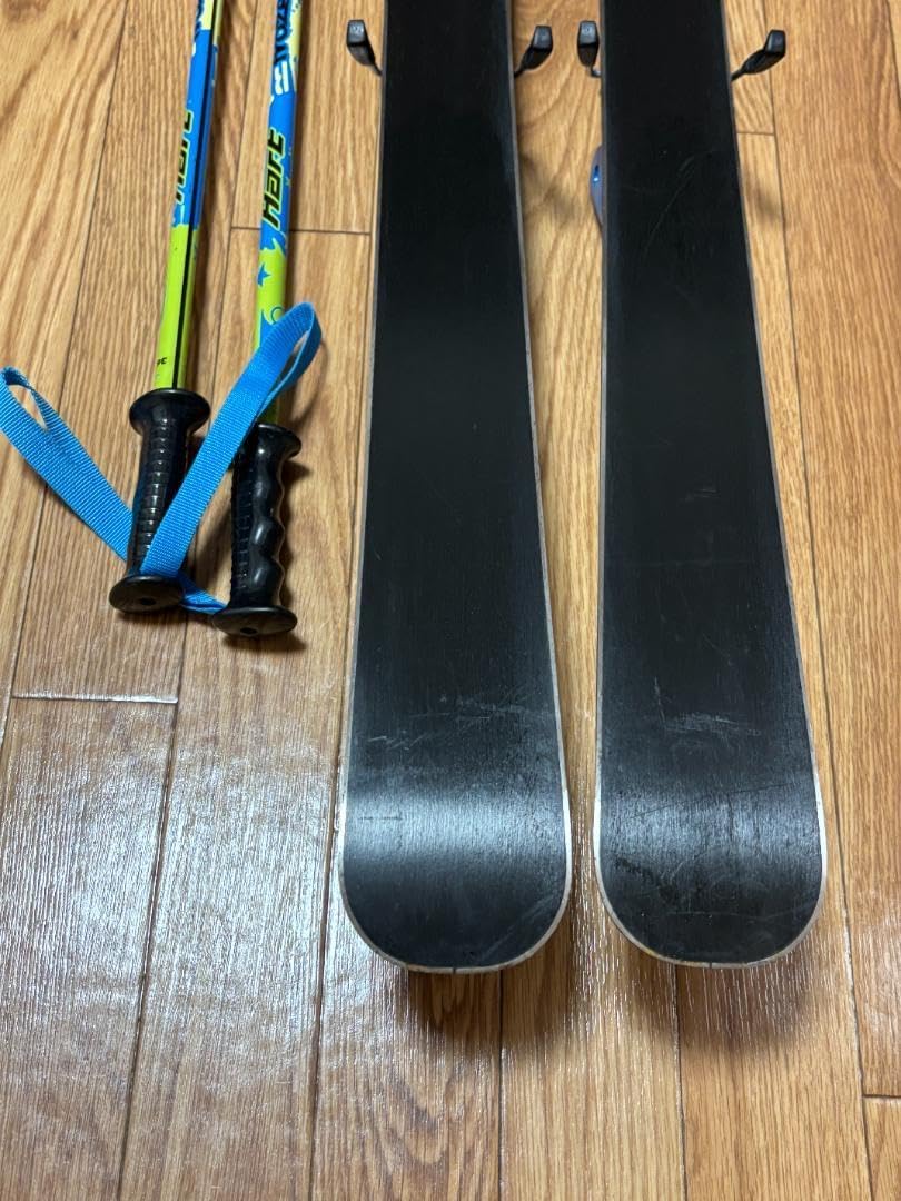 KAZAMA ジュニアスキー板＆ストックセット(126cm) KAZAMA ジュニア