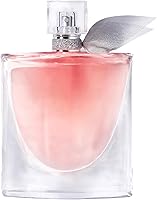 Frasco do Lancôme La Vie Est Belle em vidro com laço prateado
