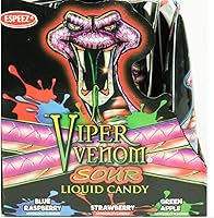 Vista 7 de PKM CANDIES - Paquete de 3 caramelos líquidos surtidos de veneno de víbora, 3 sabores