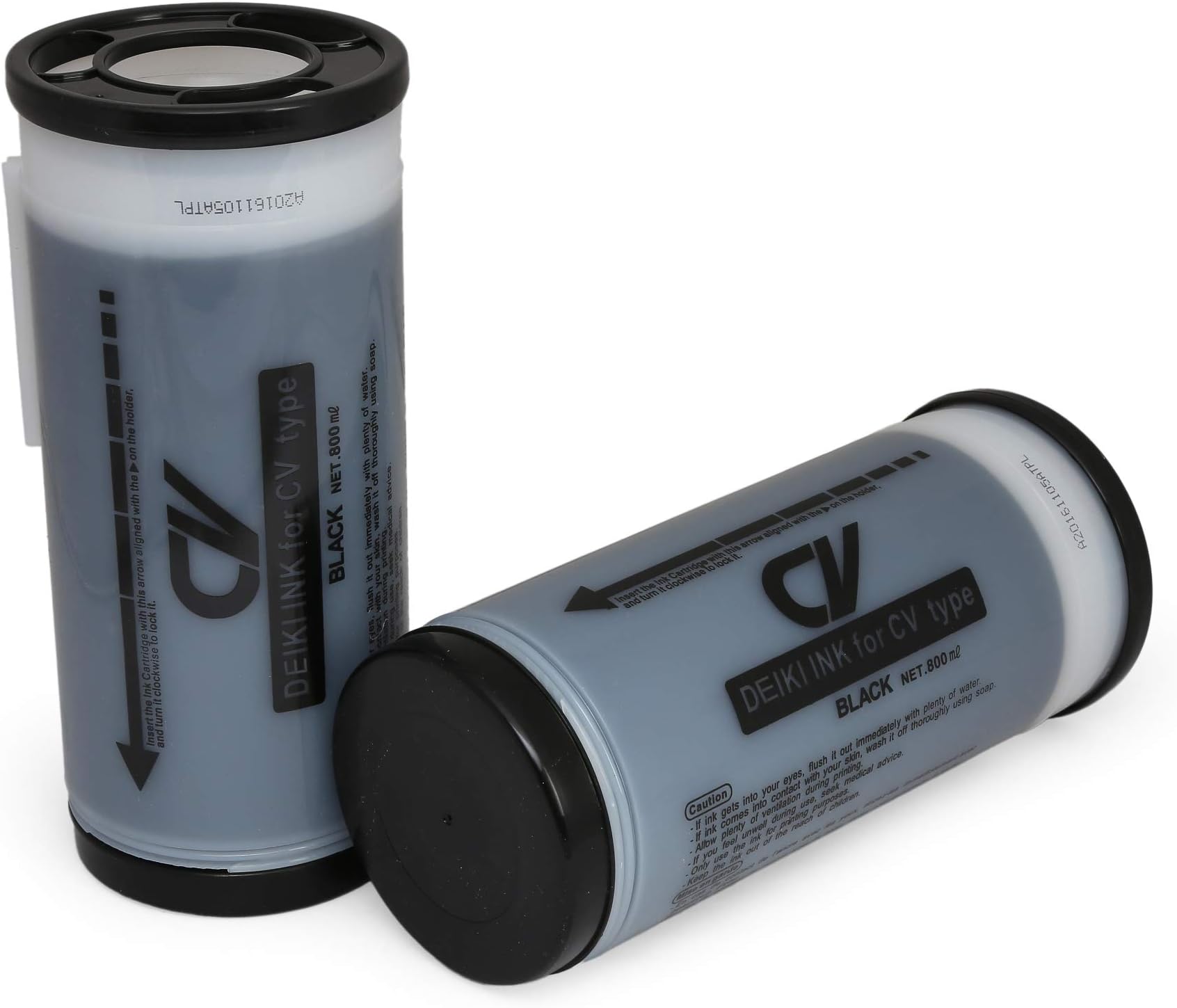 DEIKI CV 3230/3130/3030 Black Ink for RISO CV Duplicator, 2 cartridges per Carton