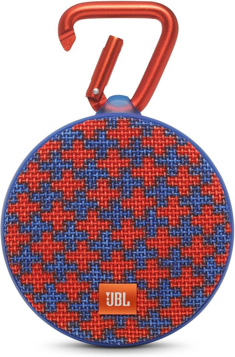 JBL Clip 2 Special Edition Waterproof Portable Bluetooth Speaker - Malta (Red/Blue)