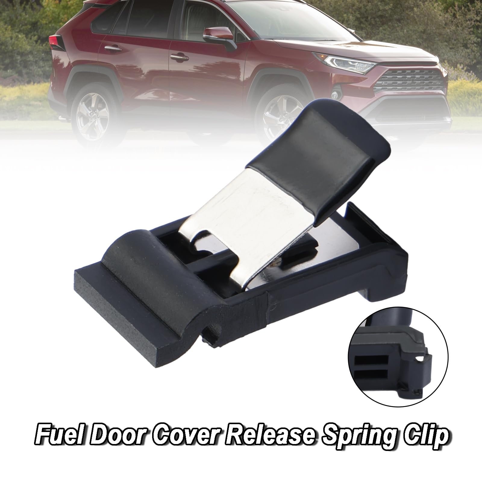 Areyourshop Fuel Door Cover Release Spring Clip 1921RAV-35040 fit for Toyota Rav4 2019-2021