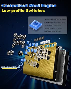Haute42 Leverless Controller Arcade Stick: Leverless CAS