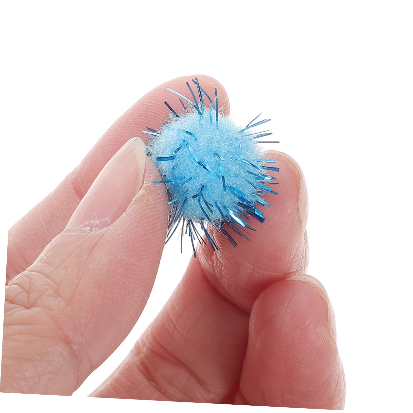 STOBOK 5000 Stück Weihnachtsdekoration Pompons Plüsch Bommel Puffbällchen zum Basteln DIY Kleidung Bommel Mini-Pompons zum Basteln kleine Pompons zum Basteln Schüttgut Kunsthandwerk
