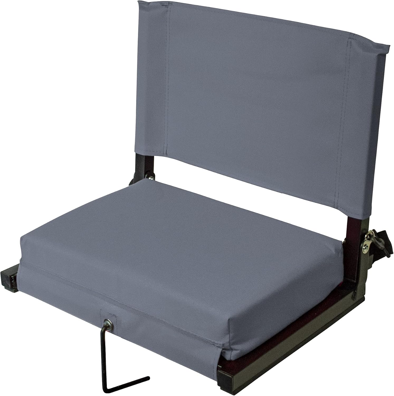 American Furniture Classics Stadium Chairs for Bleachers with Back Support by Outdoor Leisure Products, Large Ultra-Padded Seat for Complete Comfort, Easy Carry Handle with Adjustable Shoulder Strap