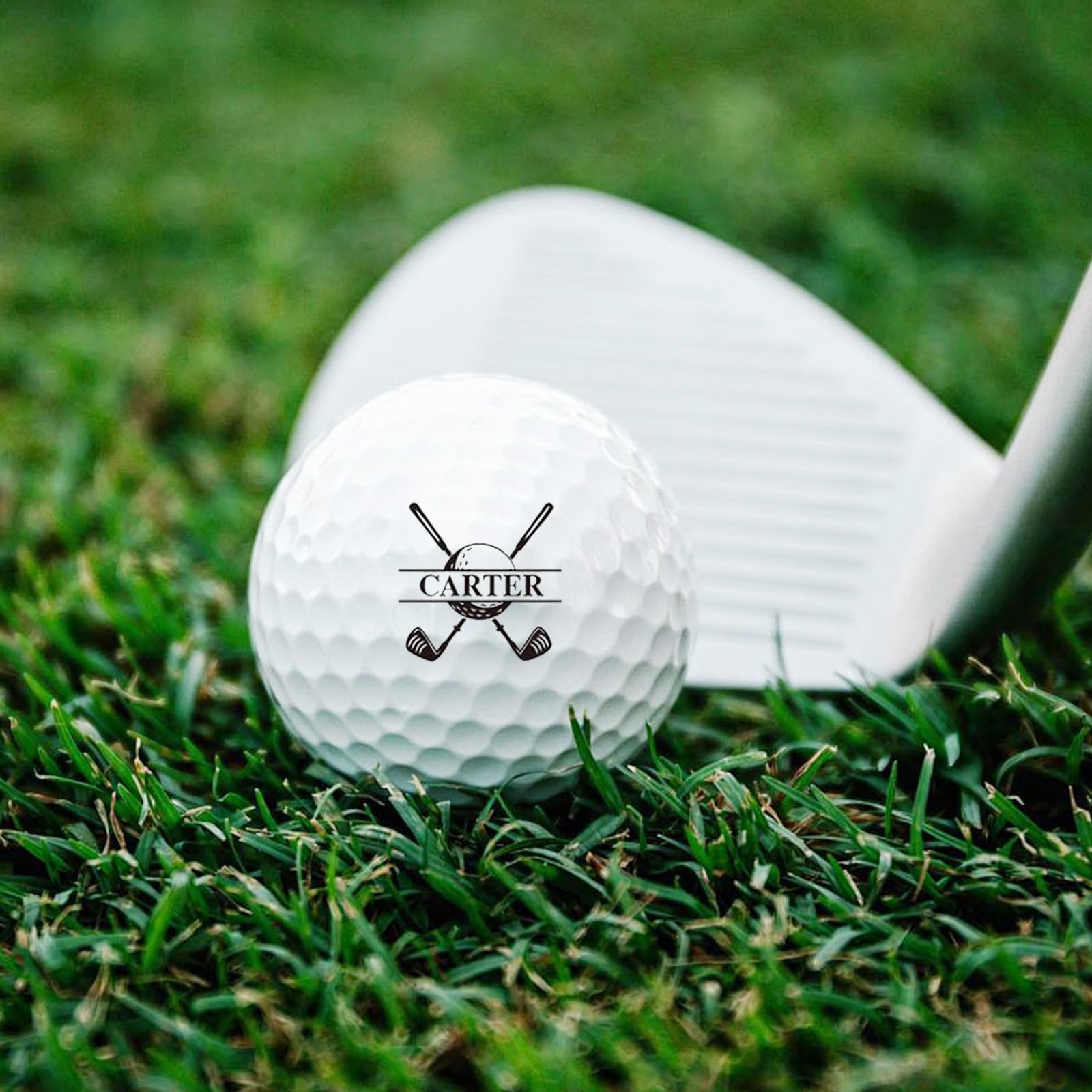 Sello de Pelota de Golf Personalizado con Nombre, Iniciales o Logo - Tinta Impermeable Recargable - Accesorio Regalo para Golfistas