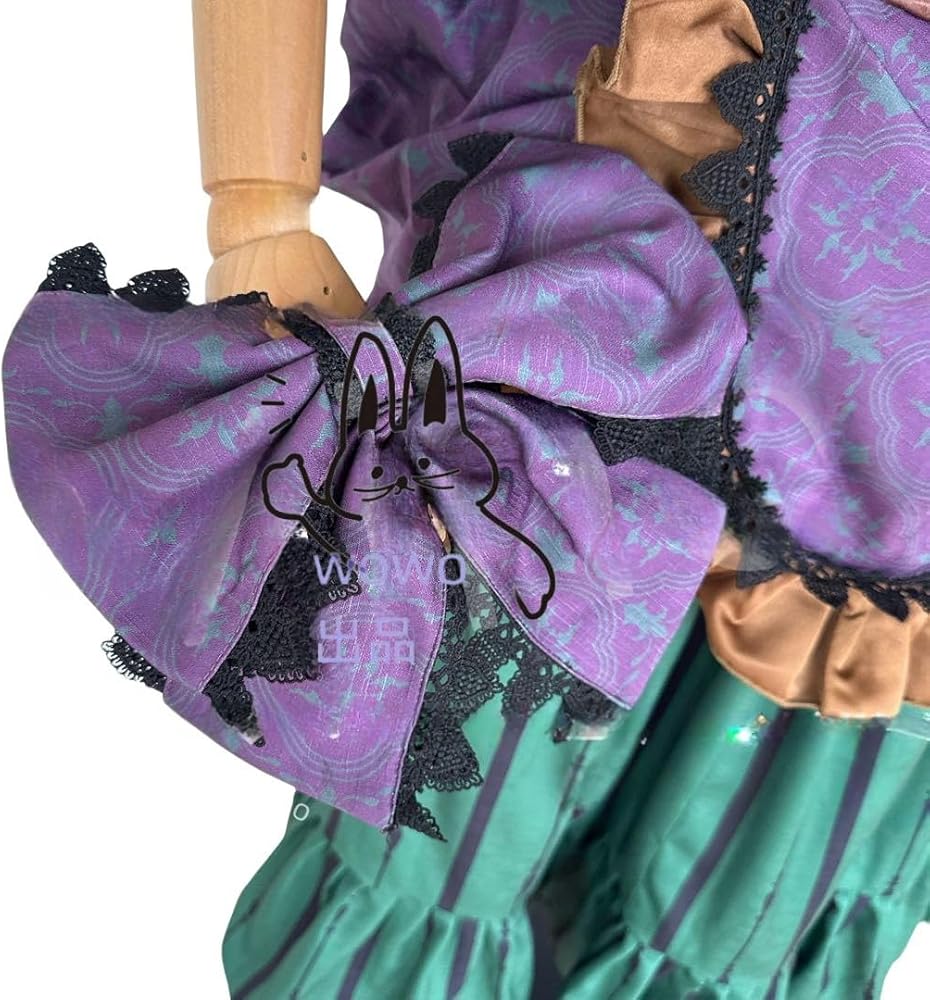 れ*能様 ガストンガールズダンサー仮装ウィッグセット 紫 Amazon.co.jp