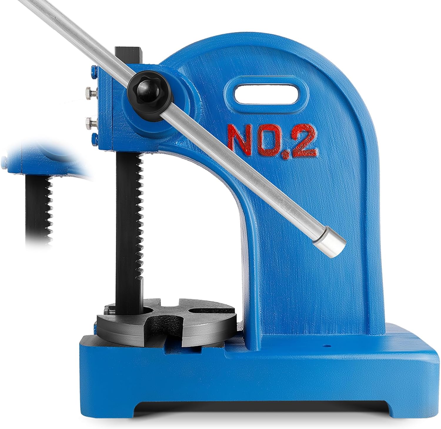Arbor Presses 2 Ton, Manual Desktop Punch Press Machine, 8.5"Maximum Height, Arbor Press with Hand wheel for Stamping, Bending, Stretching, Forming
