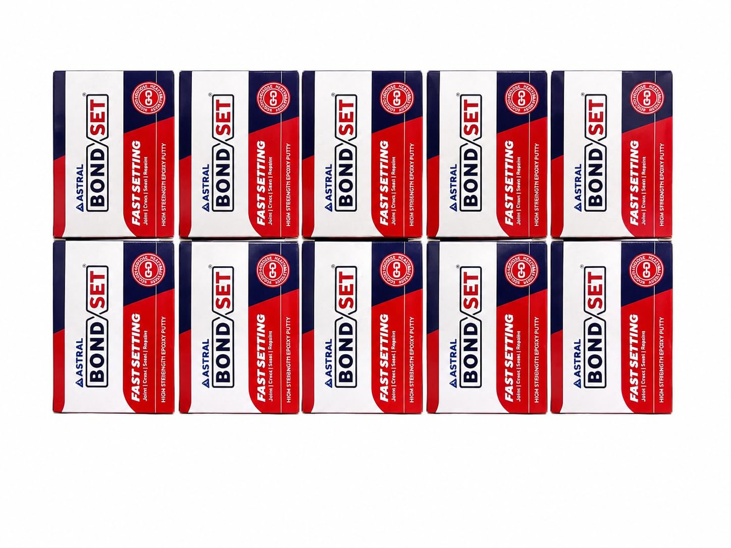 Astral BONDSET Fast Setting High Strength Epoxy Putty, Joins, Fixes, Seals and Repairs, Pack of 10-image-42