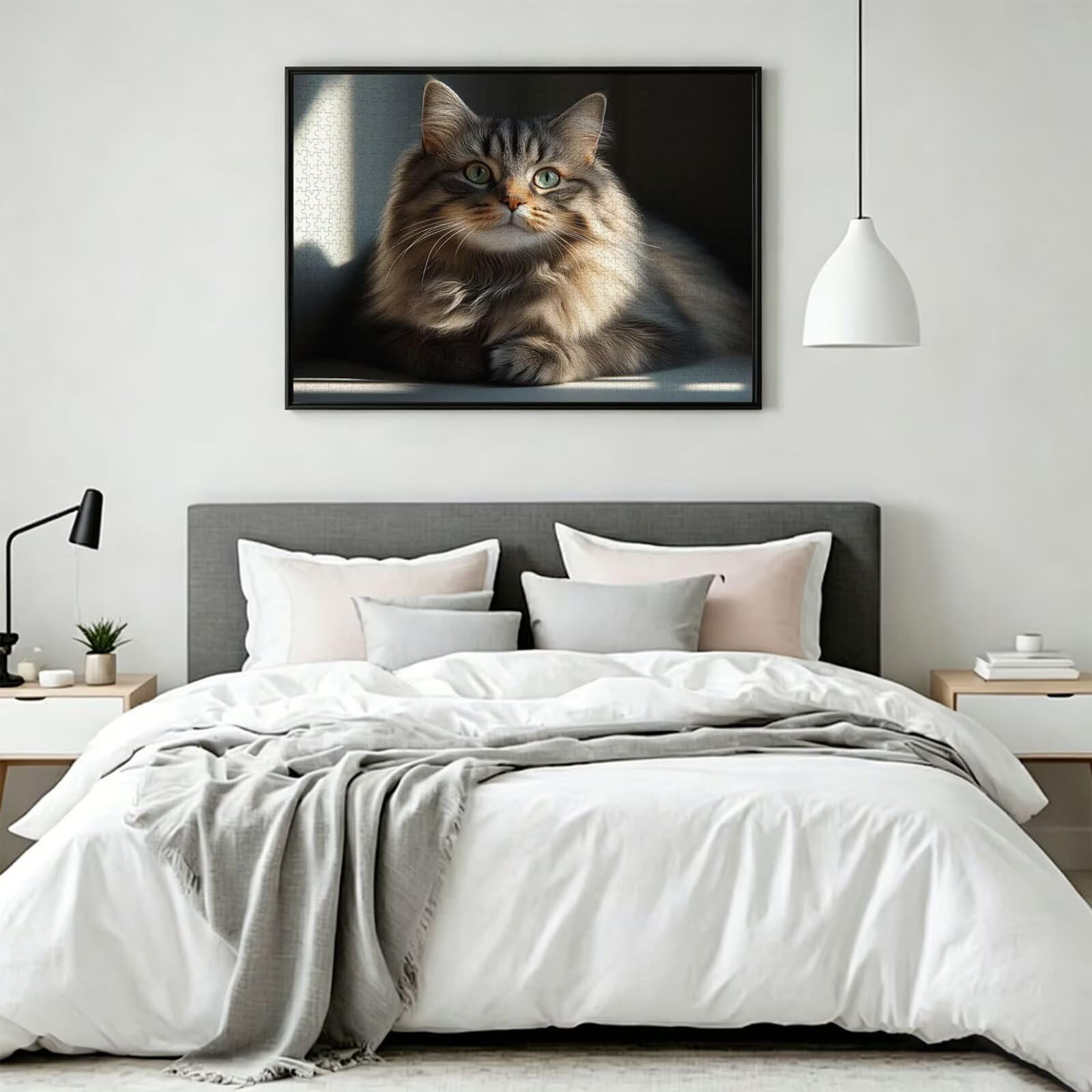 Puzzle 5000 Teile für Erwachsene, 3D Puzzle Katzen Holzpuzzles, n-487 | Puzzlematte Tier, Heimunterhaltung, Entspannung Meditationspuzzle, Impossible Klassische Jigsaw Puzzles, Home Decoration