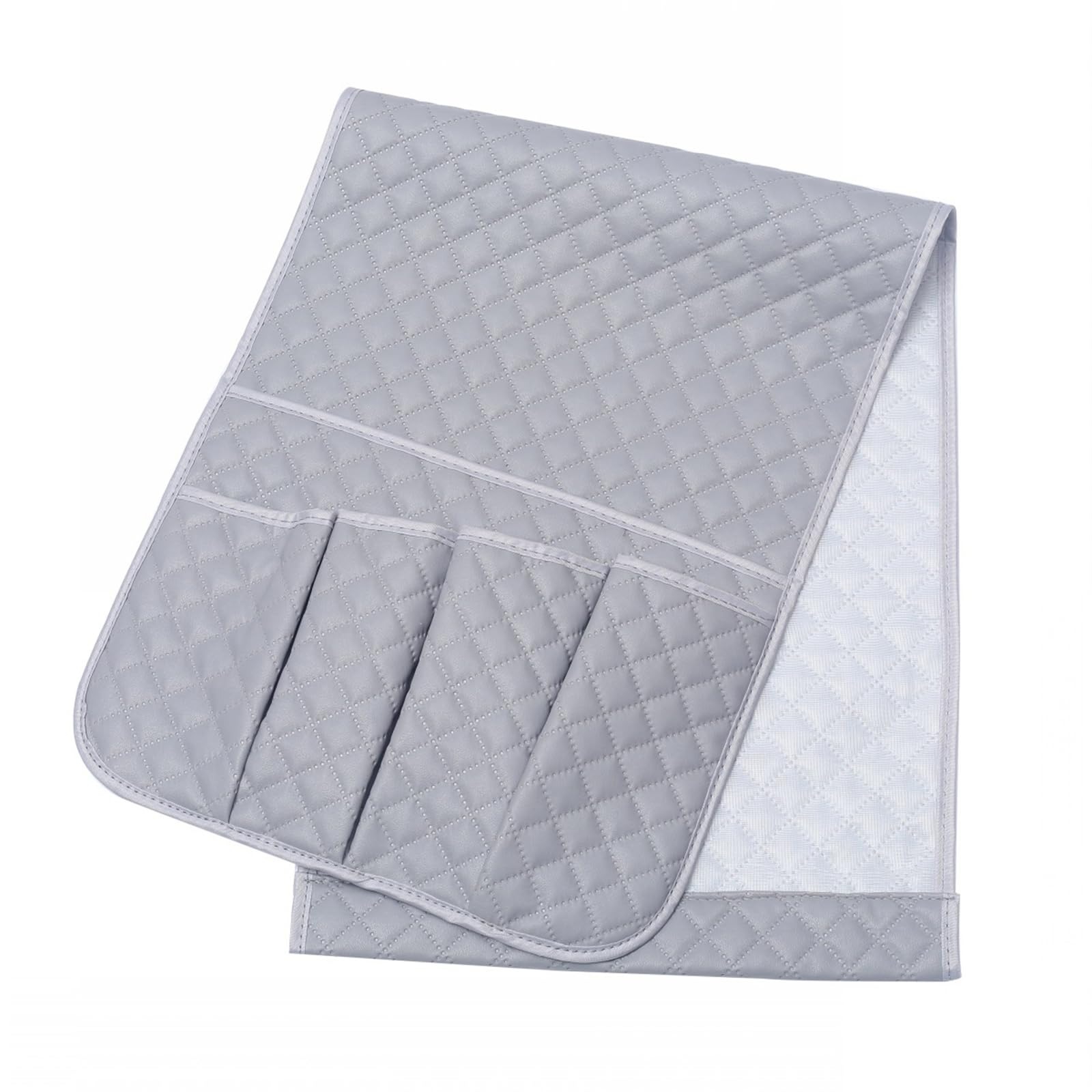 APGLSXY Multiple Functional PU Leather Sofa Side Storage Bag for Remote Control Accessories Firm Hold Large Capacity Sofa Armrest Storage