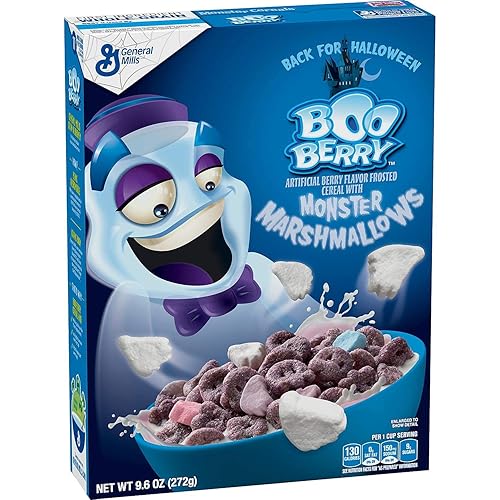 Vista 3 de General Mills - 3 paquetes de cereal Monster con malvaviscos (Boo Berry, Franken Berry, Count Chocula) 29.6 onzas