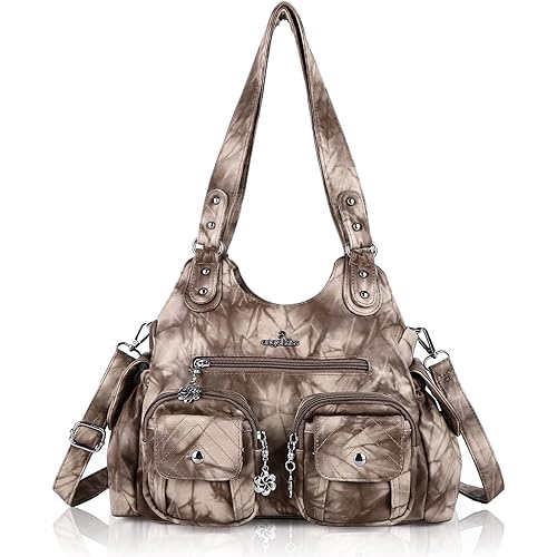 Angel Kiss Purses for Women Hobo Bag Soft PU Leather Shoulder Bag for Women