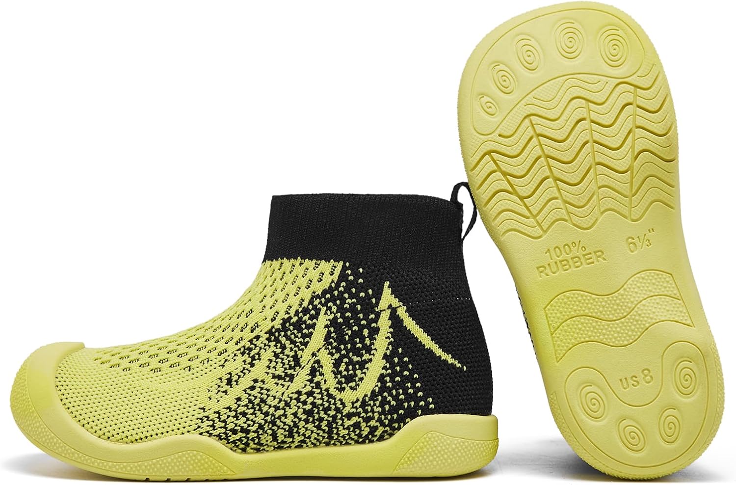 Children's Socks Wrestling Shoes Breathable and Non Slip Tennis Shoes Barefoot Sneakers with Arch Support and Toe Protection Washable Size:6-12