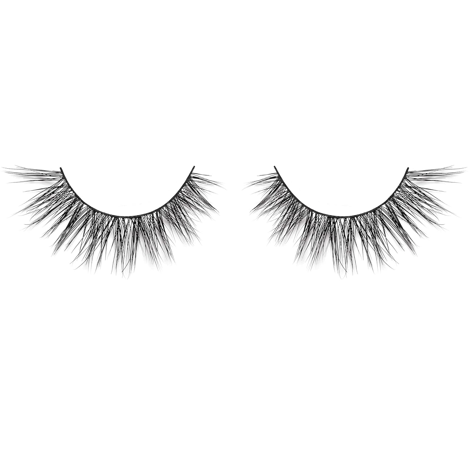 Lilly Lashes Luxe in Lite Mink Lashes | Wispy Lashes Mink | Natural Looking Lashes | False Eyelashes | Mink Cat Eye Lashes | Strip Lashes | Fake Lashes 13mm length, Reusable Up to 15 Wears : Beauty & Personal Care