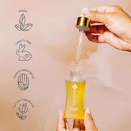 Miniatura 9 de Shedavi Sérum de aceite de crecimiento de cabello saludable vegano con botánicos  crecimiento del cabello para mujeres y hombres  tratamiento del