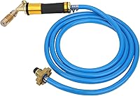 Vista 1 de Antorcha con manguera, antorcha de plomería de gas útil Antorcha de soldadura ajustable con manguera para soldadura para eliminación de impurezas