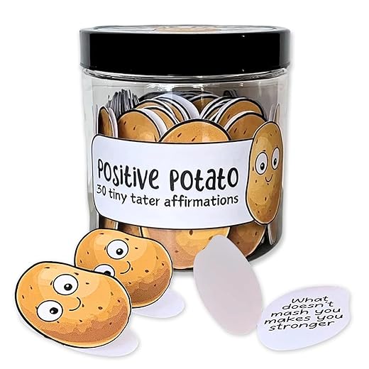 Daily Affirmation Potato Card Jar