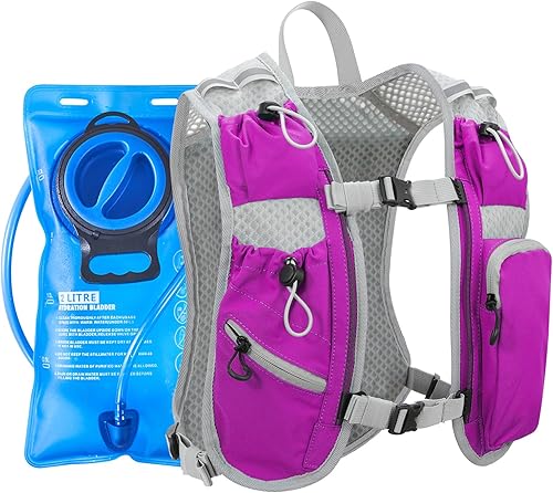 Miniatura 26 de Chaleco de correr para mujeres y hombres, mochila de hidratación para correr, chaleco para corredores, chaleco de hidratación, con soporte frontal