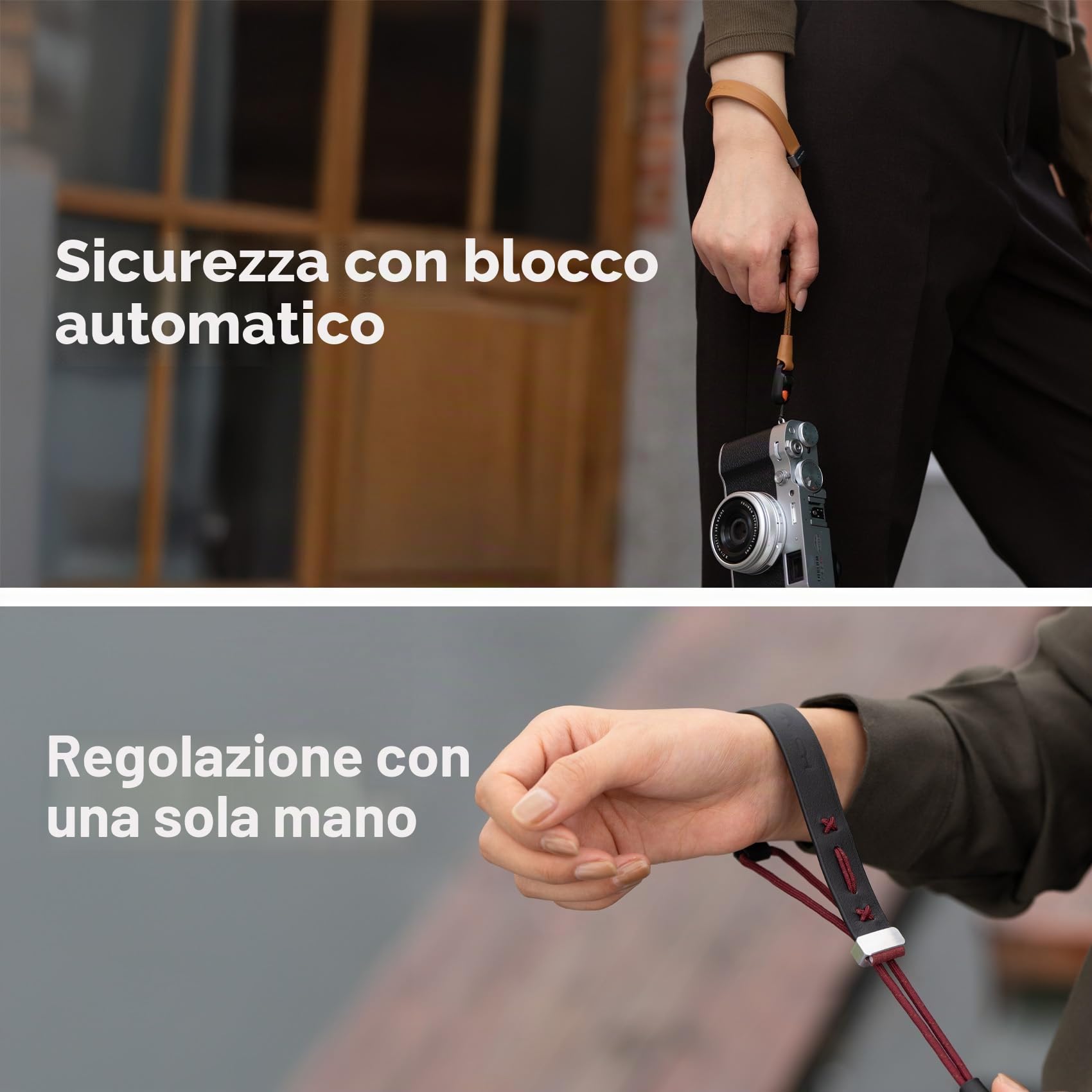 PGYTECH Cinturino per fotocamera Slim Vintage