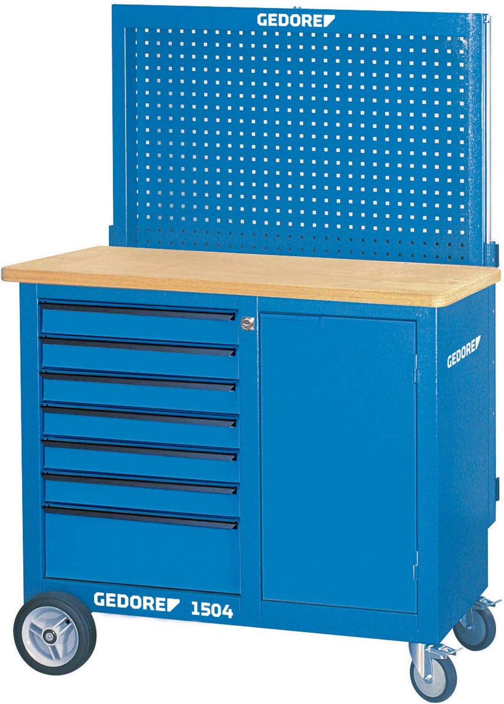 Gedore Workbench with rear panel + hook assortment 6623990