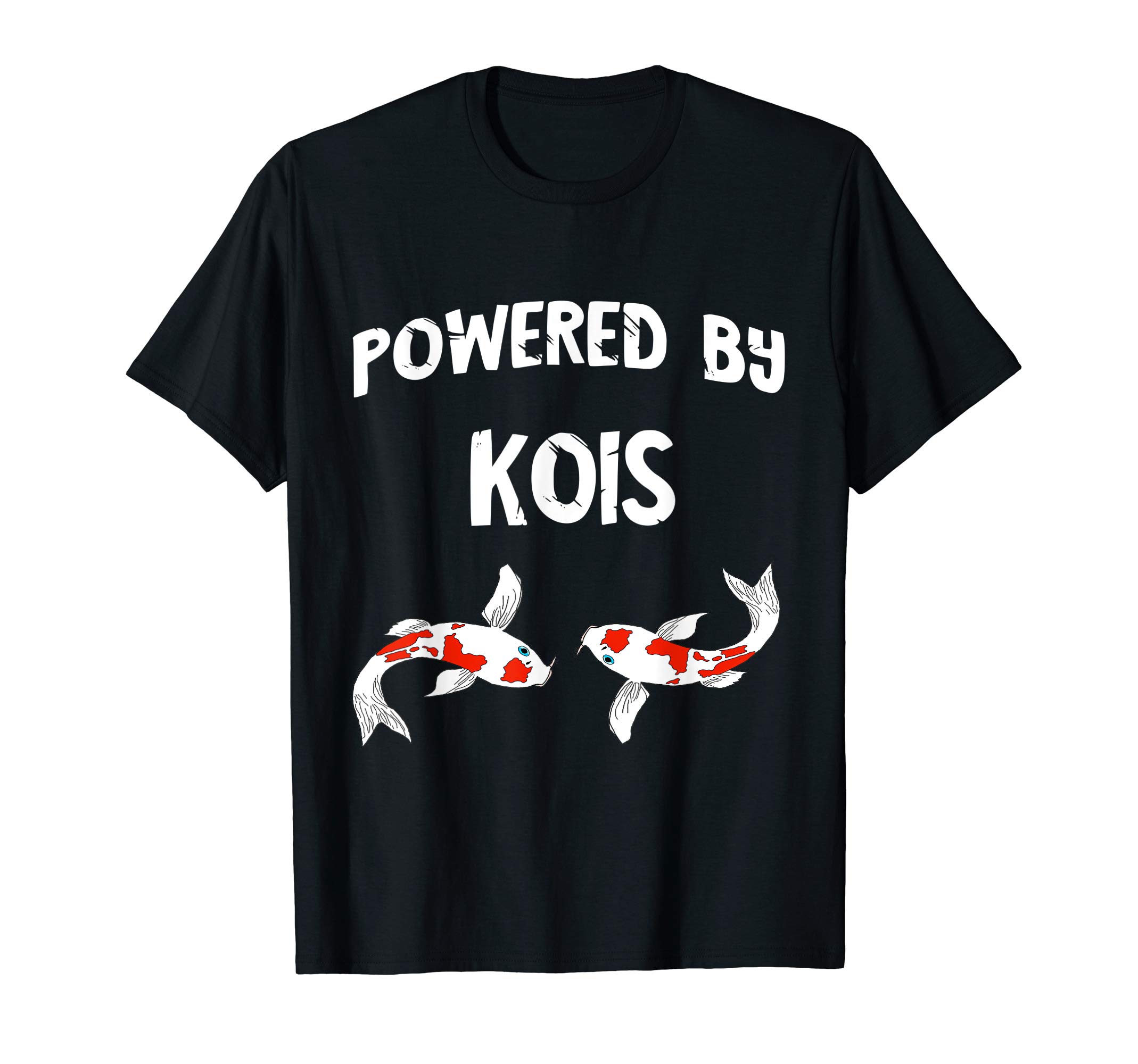 Powered By Kois Carp Fish Japanese Nishikigoi Sanke Kohaku T-Shirt