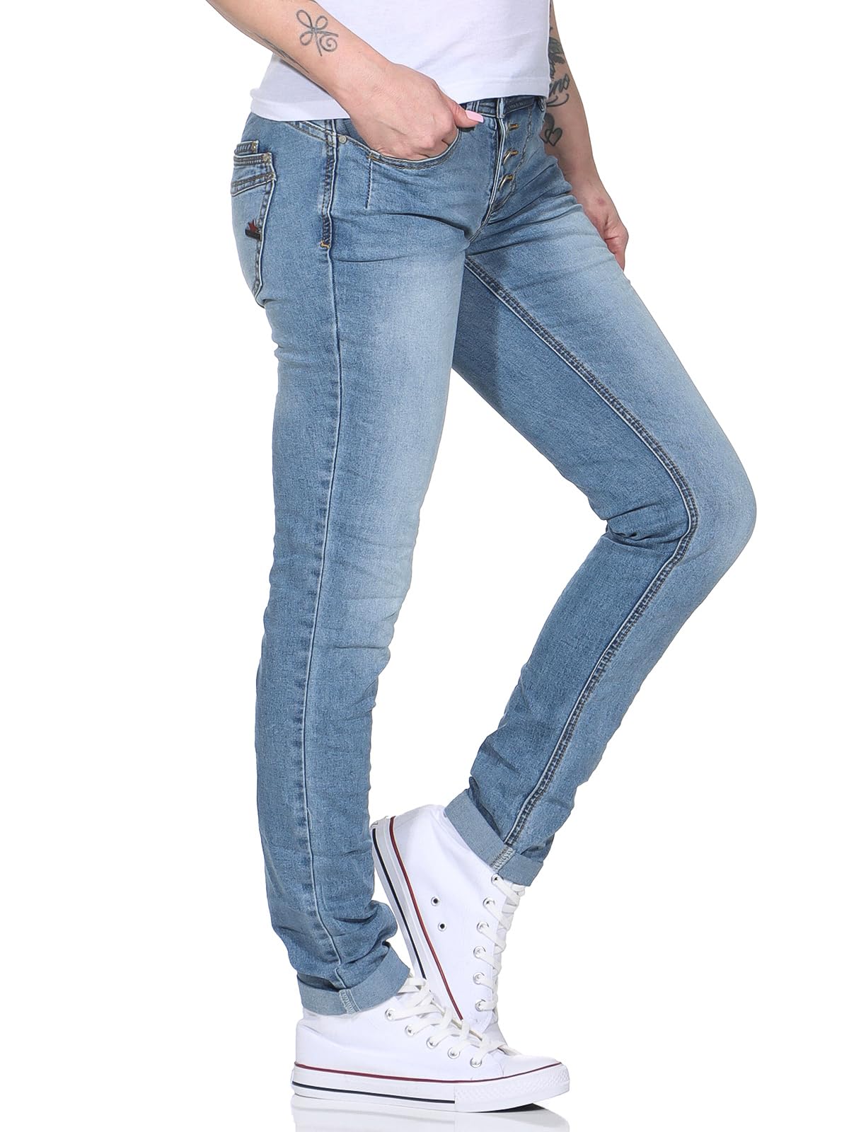 Buena Vista - Malibu - helleres Jeansblau - Größe M