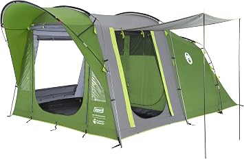 Coleman Oak Canyon 4 BlackOut Tent | 4 Man Family Tunnel Tent with 2 Special Darkened Bedrooms and Living area | 4 Person Camping Tent | 4500mm Waterproof | Sewn-in Groundsheet