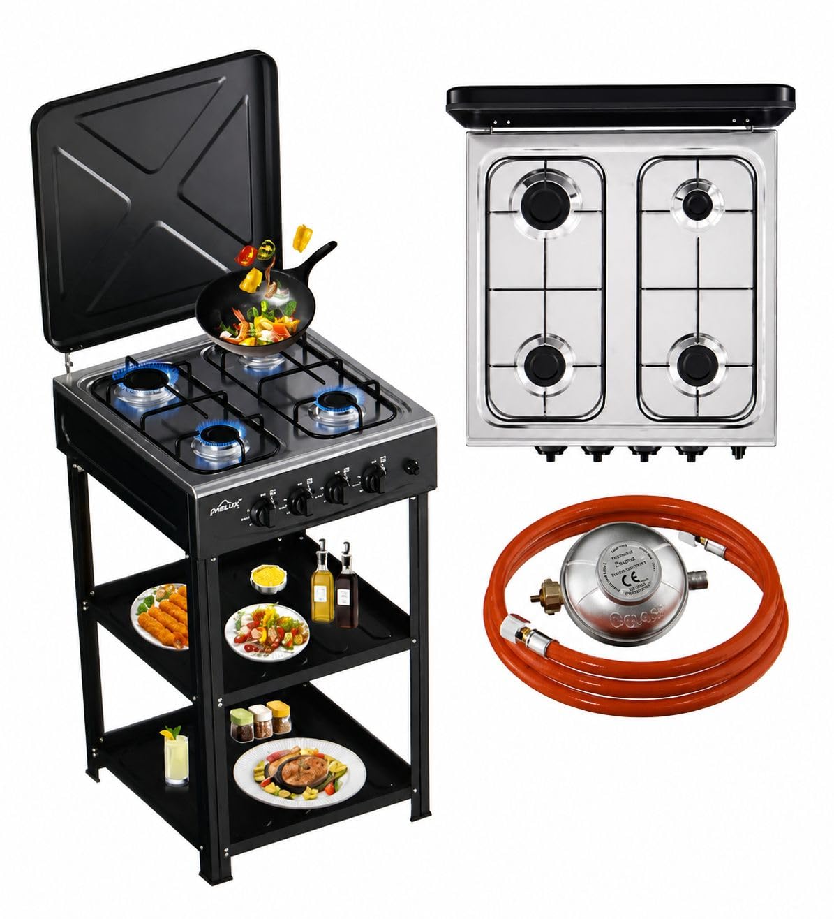 Réchaud à Gaz 4 Brûleurs 6,2 kW