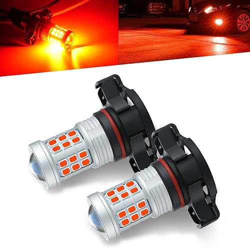 Vista 117 de Bombillas LED antiniebla superbrillantes de 3000 lm H8 H11, bombillas DRL de alta potencia 3030 chips con lente de proyector de repuesto