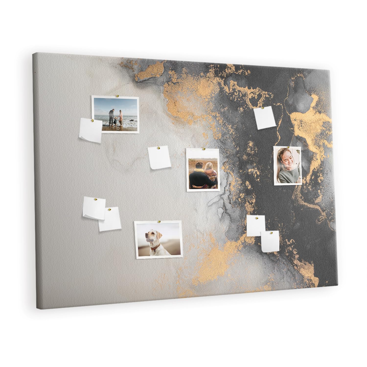 Planche liège horizontale 140x100 cm grand tableau mural pour bureau - 7