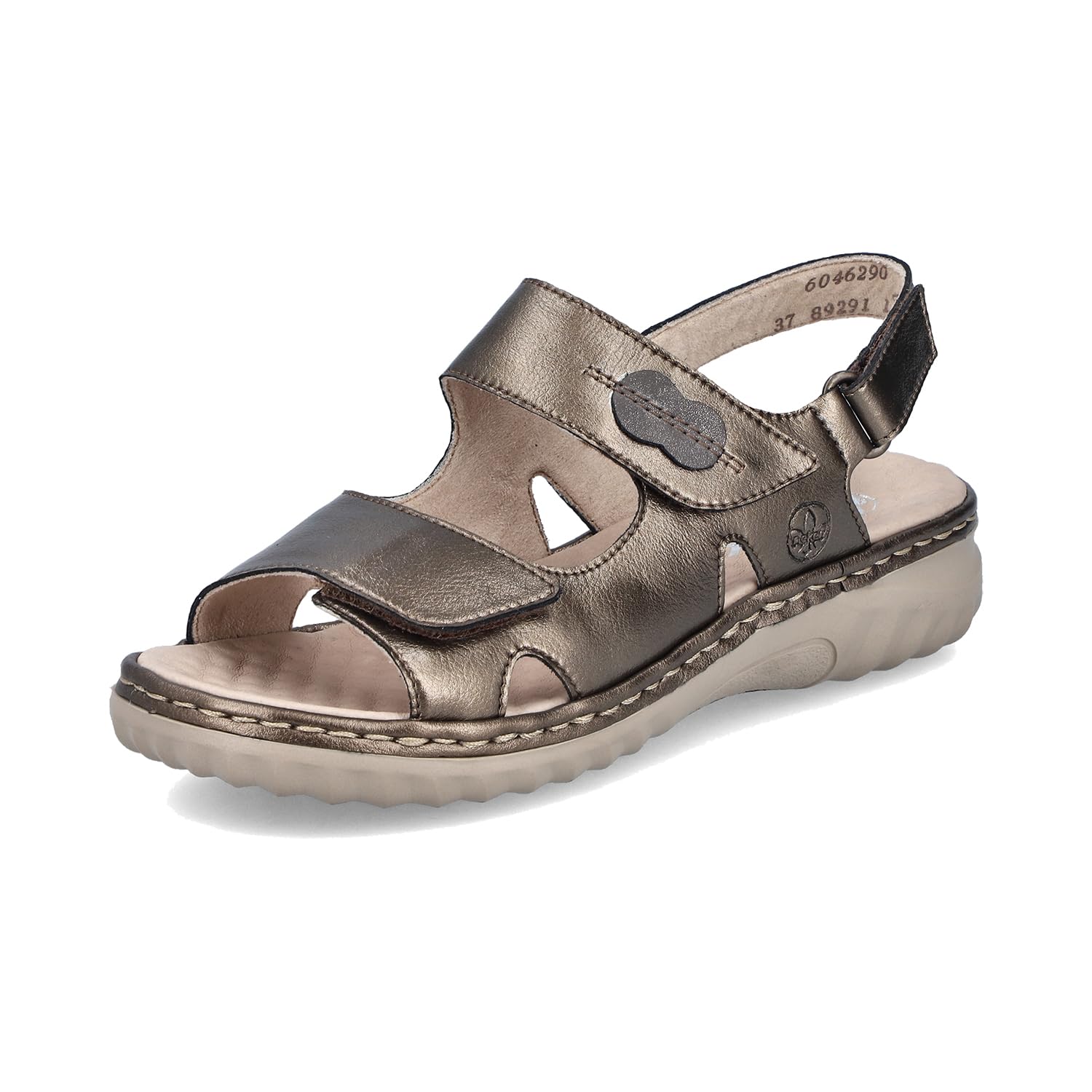 Rieker Damen Sandale Damen Bronze