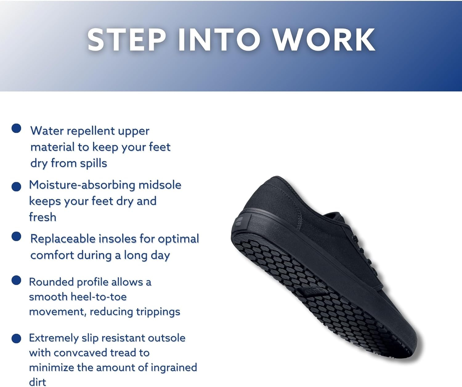 Shoes for Crews Unisex Slip-Resistant Work Sneakers – Comfortable, Non-Slip Work Shoes for Men & Women in Hospitality, Retail, Food Service & More - Merlin - Image 15