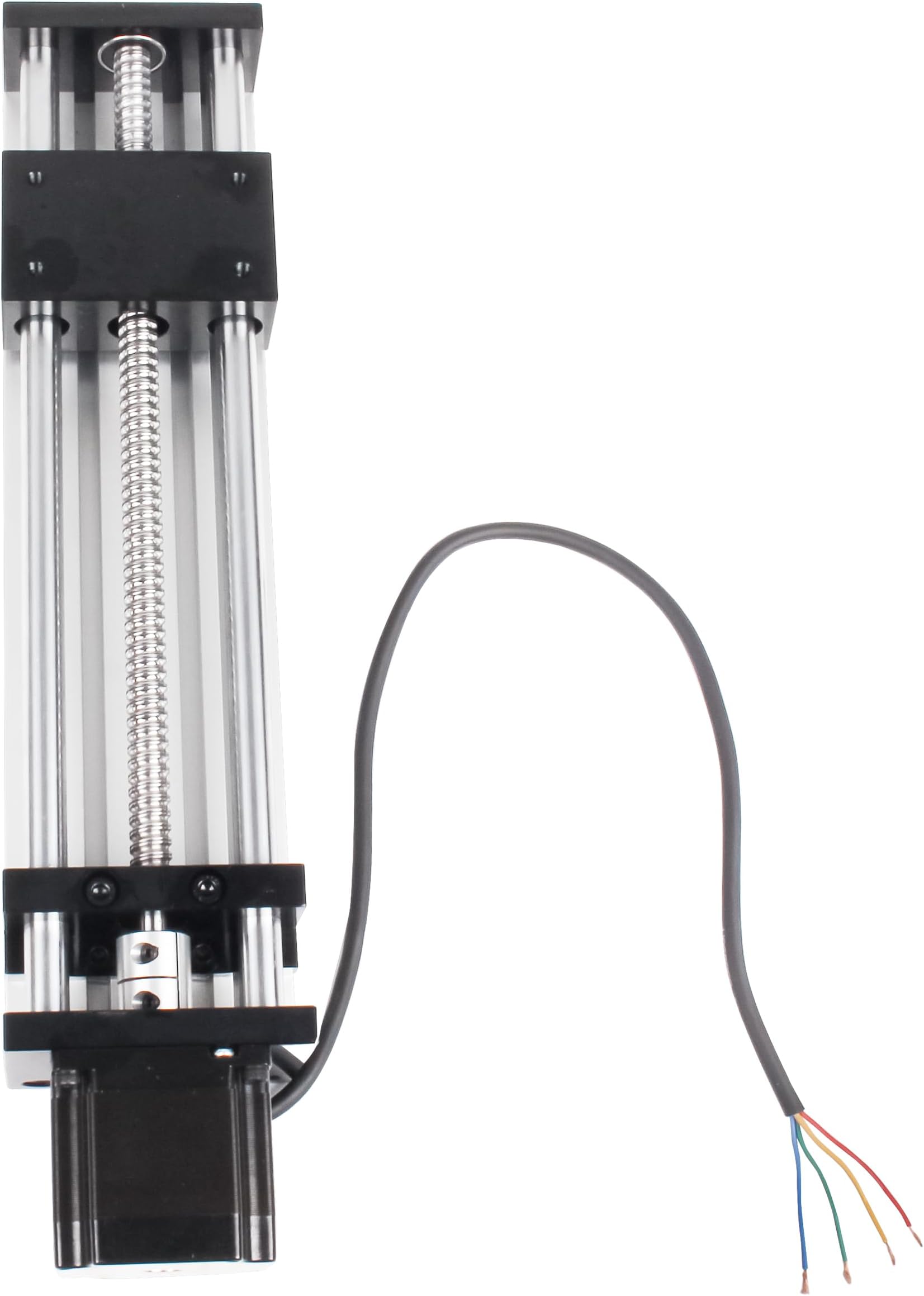 - CNC Linear Stage Actuator, Double Optical Axis Linear Slide Rail 1605 Ball Screw CNC Linear Motion Rail Guide with Nema23 Stepper Motor for CNC Router Machine (300mm / 11.81")