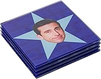 Vista 15 de Silver Buffalo Harry Potter Hogwarts Houses - Juego de posavasos de cristal (4 piezas)