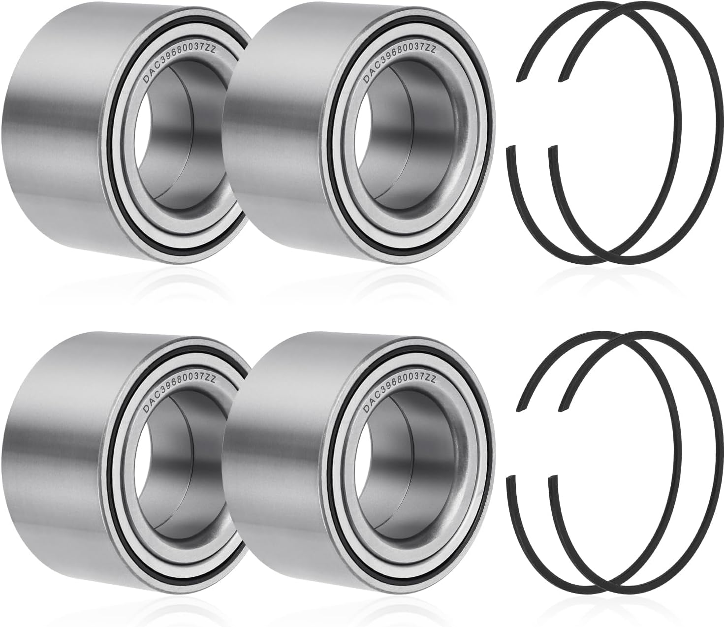 JAVIK Front & Rear Wheel Bearing Kit for Can Am Maverick X3 2017 2018 2019 2020 2021 2022 2023 OEM# 293350151 293350129 293350109
