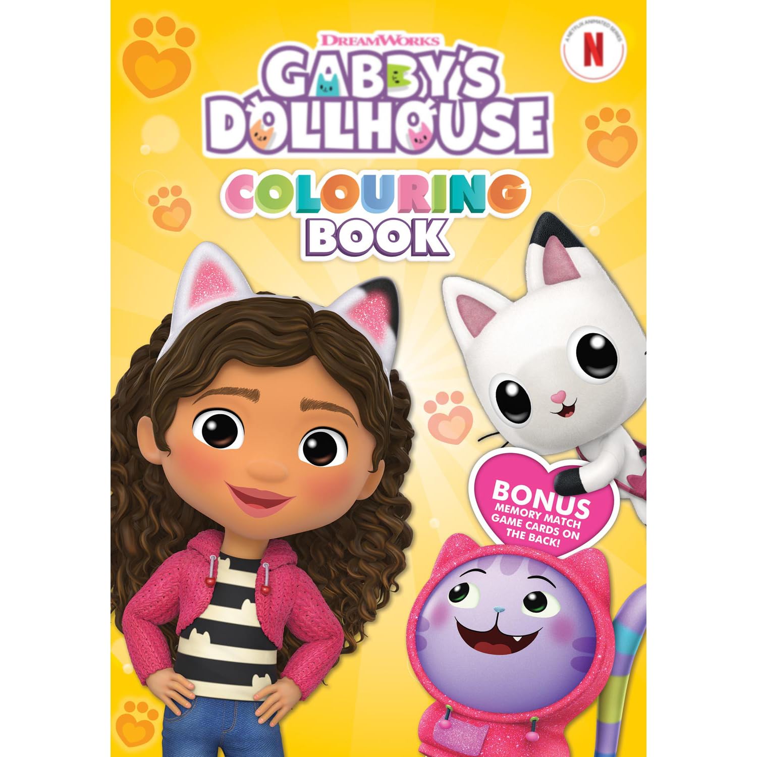 Gabby's Dollhouse Colouring Book with 32 Pages to Colour for Kids