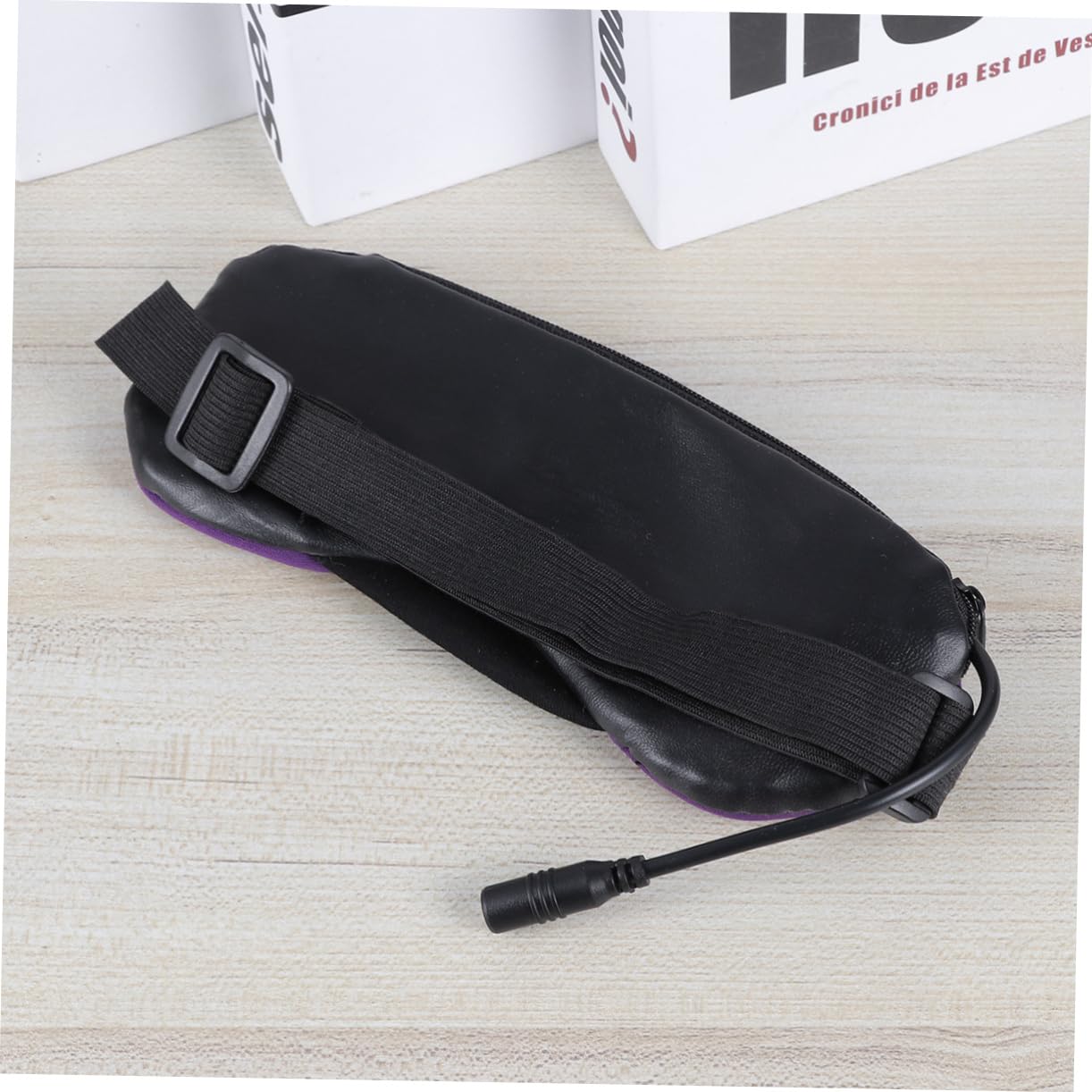 Mobestech Maschera per Dormire USB Funzione Calda e Fredda Benda per Occhi per Bloccare la Luce per Casa e Viaggio Design Unisex