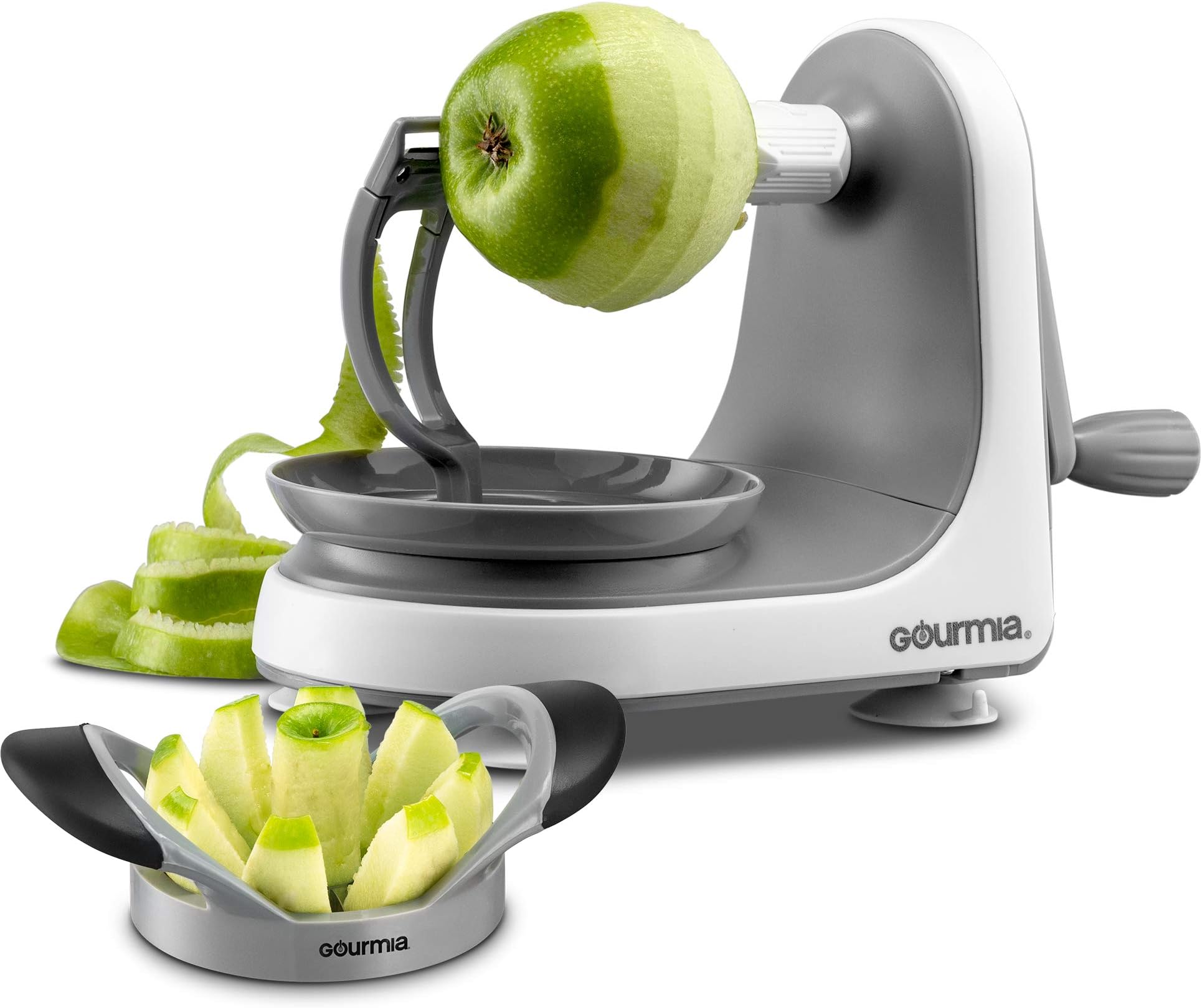 Gourmia GMS9330 Apple Peeler, Corer and Slicer Suction